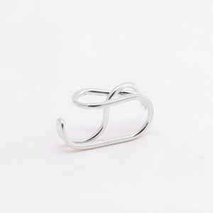 L'IRRESISTIBLE, DOUBLE REVERSIBLE RING - solid silver