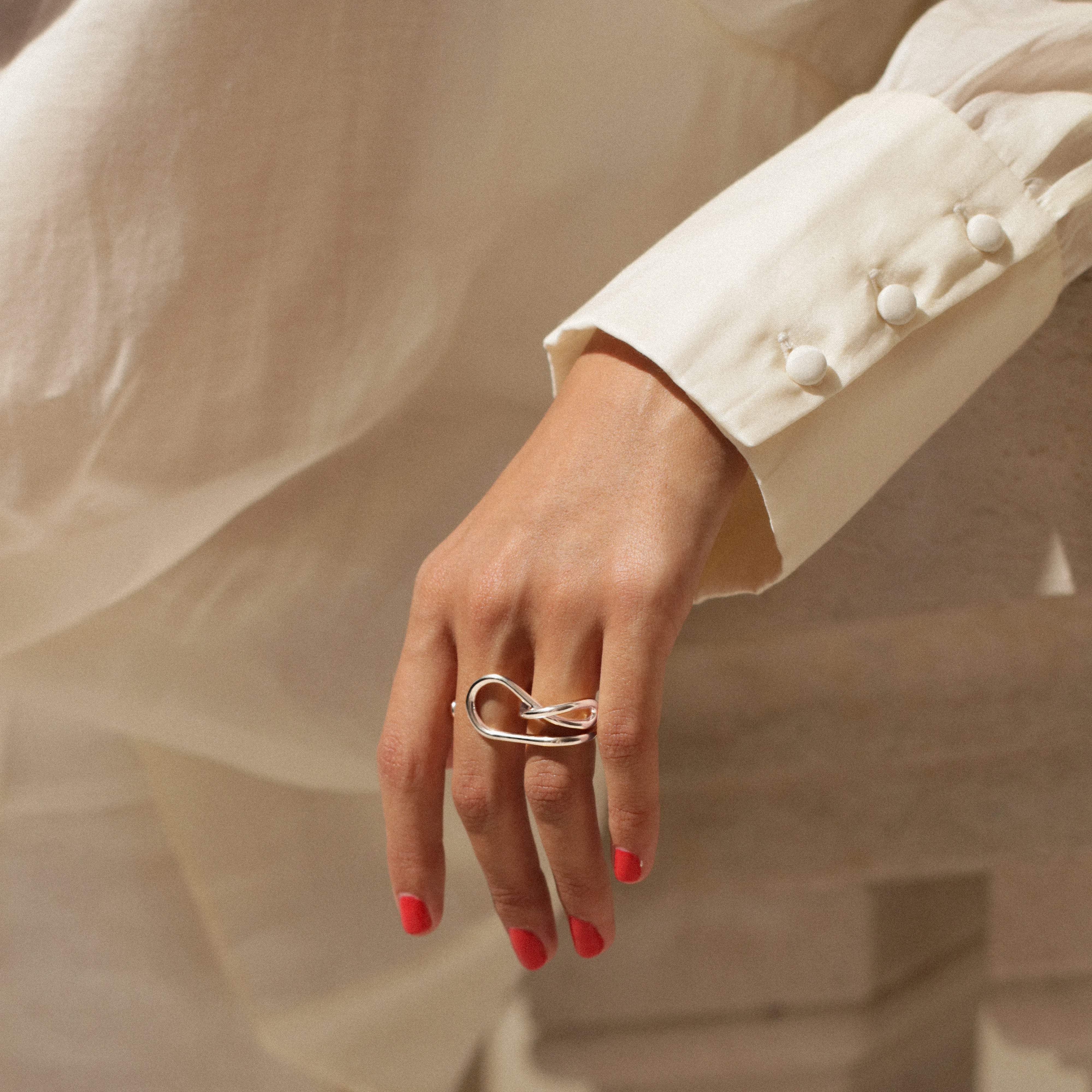 L'IRRÉSISTIBLE, bague double XXS/48