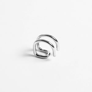 L'INDÉPENDANTE, RING/ EAR CUFF - solid silver
