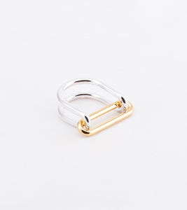 L'INSOLITE, REVERSIBLE RING - solid silver
