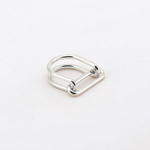 L'INSOLITE, REVERSIBLE RING - solid silver